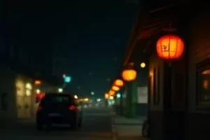 《雨夜出租车》横版海报，湿漉漉的城市街道上一辆空驶的出租车