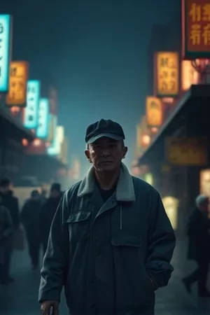 《便当店的午后》海报，木质柜台前摆着两份热气腾腾的便当